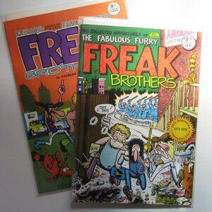 Tha Fabulous Furry Freak Brothers isuess 1(91) & 2(89), Vintage